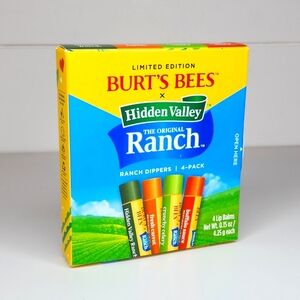 Burt's Bees x Hidden Valley Ranch Dippers Limited Edition Lip Balm 4 Pack